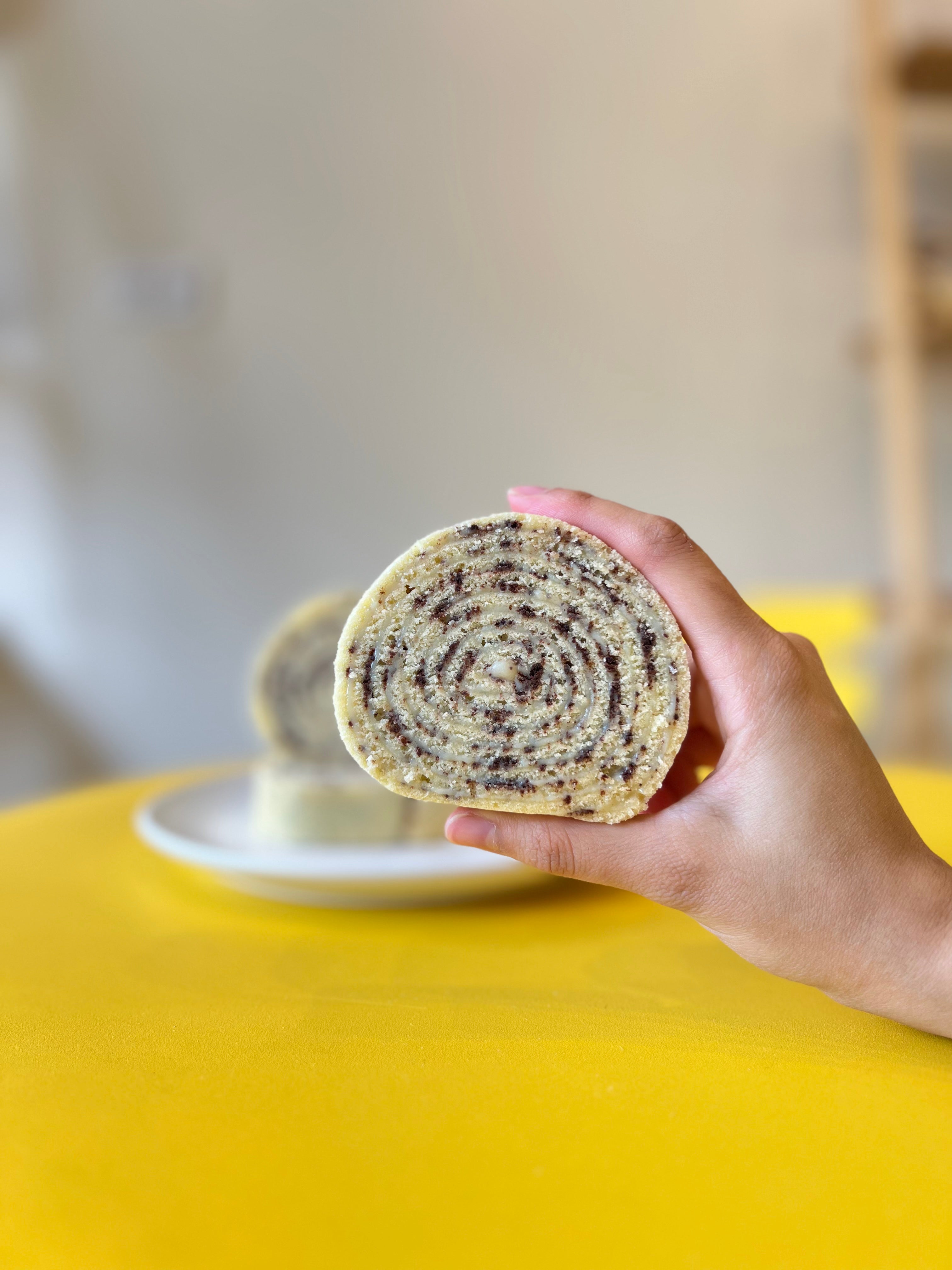 Milk and Cookies Cake Roll