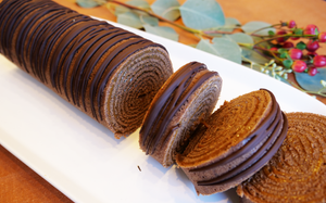 Spiced Honey Cake and Dulce de Leche Cake Roll