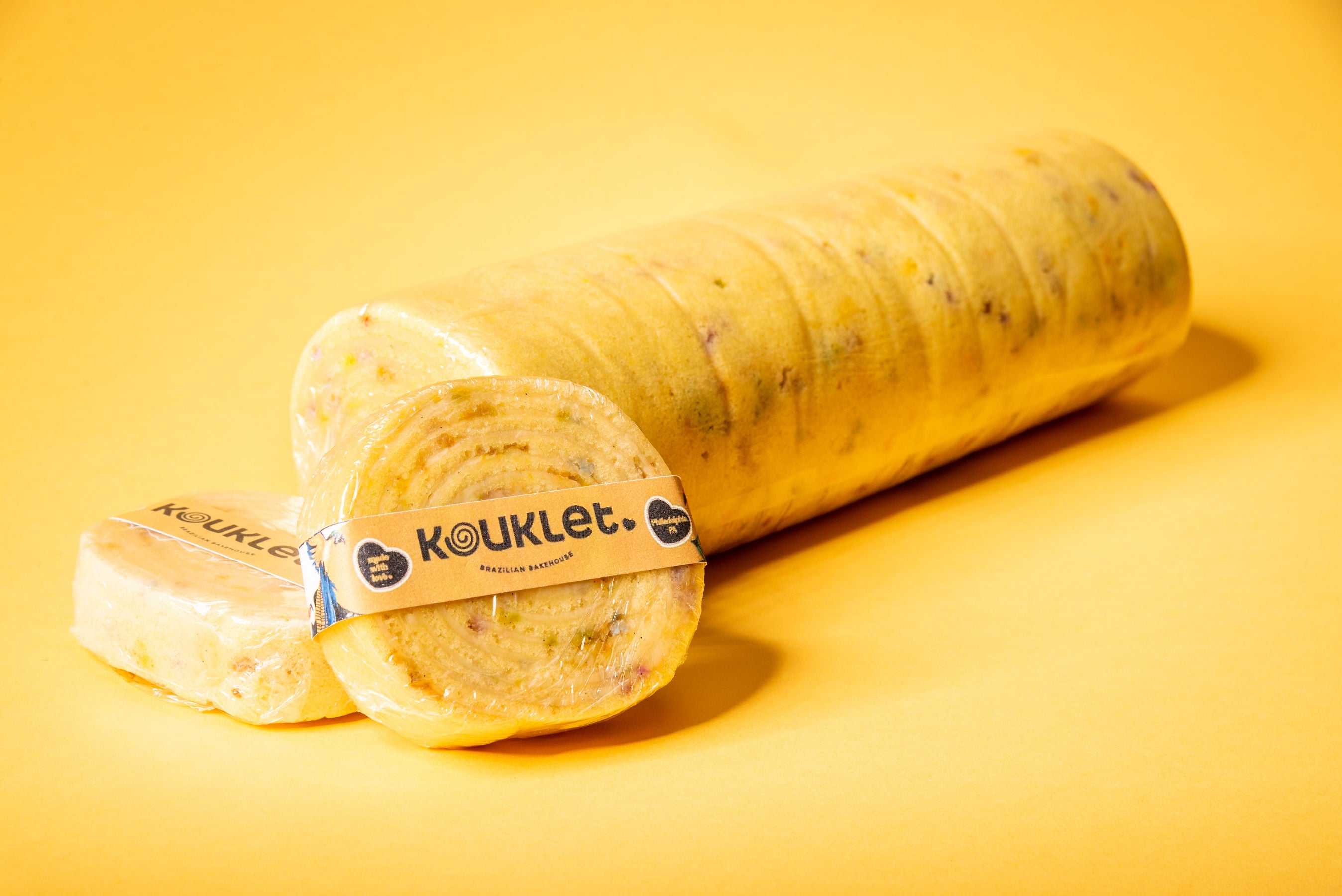 Vanilla Birthday Cake Roll Kouklet